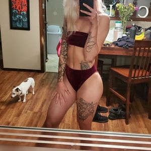 LA Hearts Velvet Bikini Top